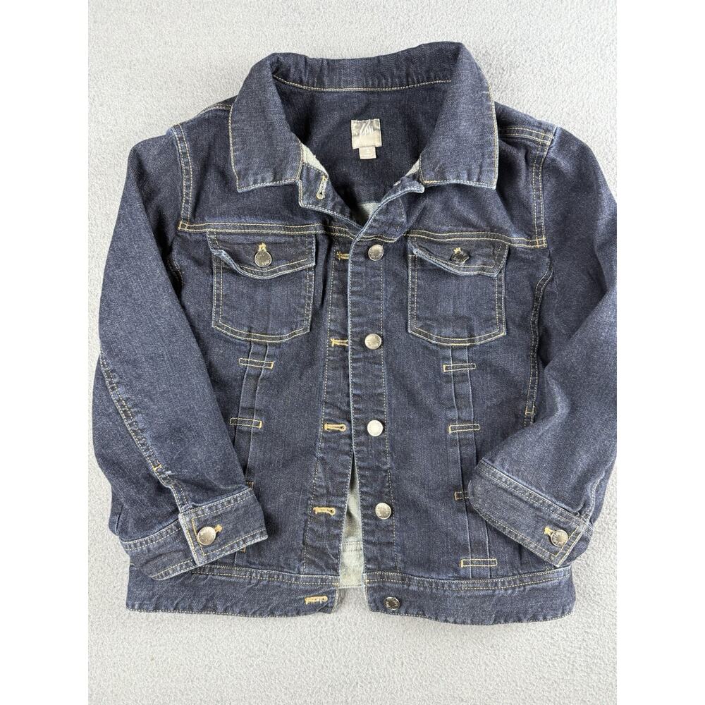 J Jill Jean Jacket Womens Medium Tall Denim Button Up Medium Wash Casual Ladies